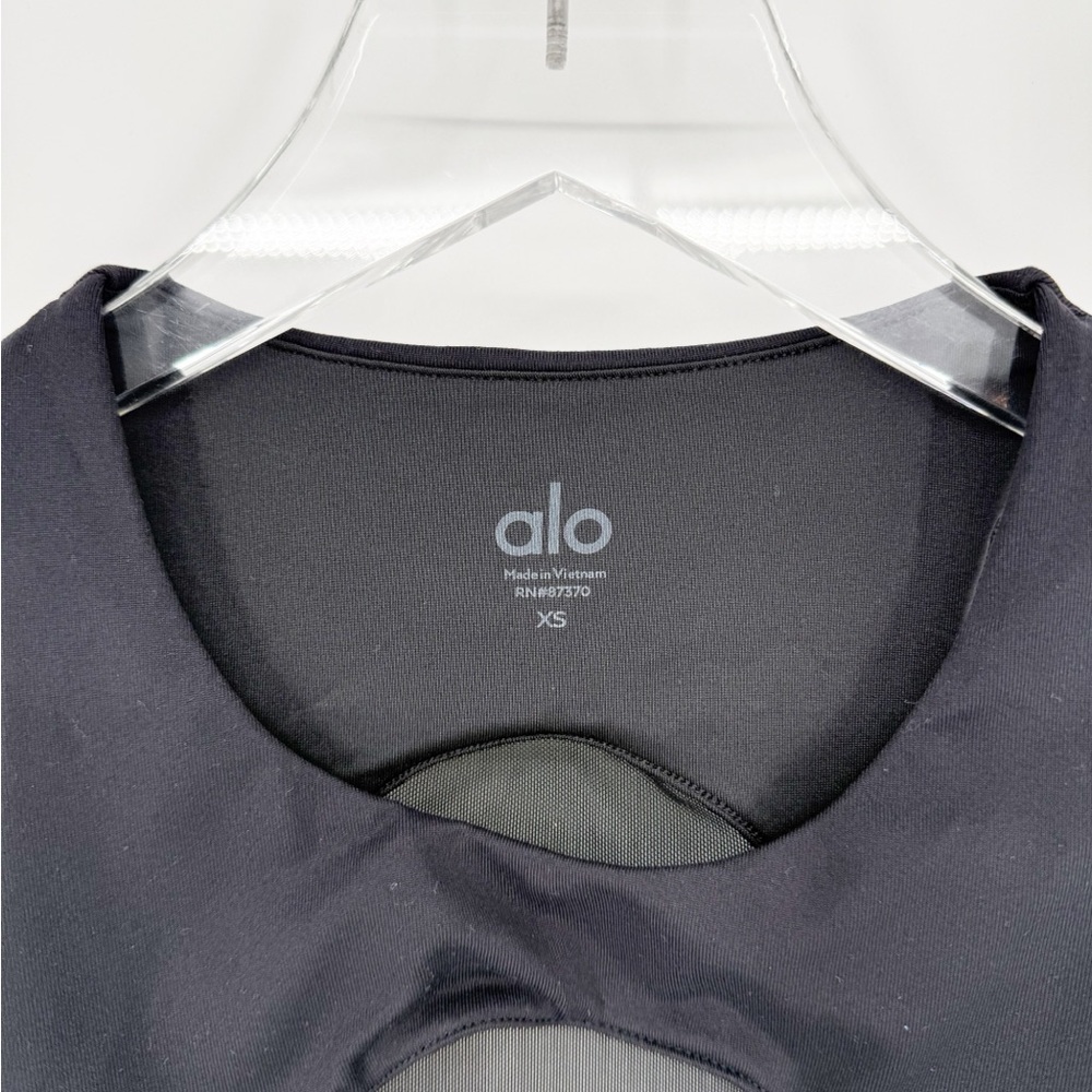 Alo Yoga Catch the Vibe‎ Buckle Sports Bra XS Black - Picture 6 of 7
